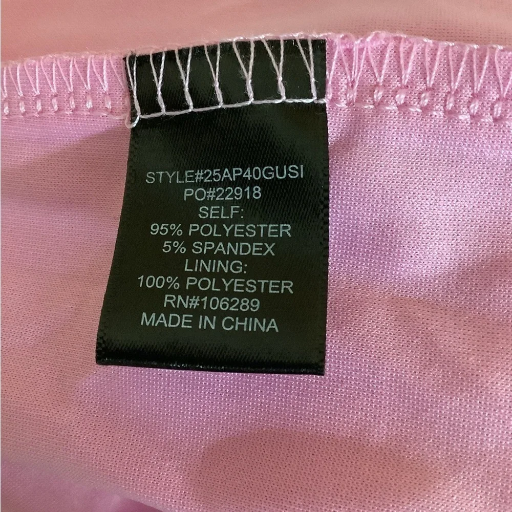 Trixxi Size Large Pink Flare Leg Wide Leg  Pantsuit & Bodycon Waist Cutout. New